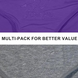 12 Pack Women's Cotton Bikini Underwear, Underwear Cotton Hipster Panties, High Rise Briefs Soft Strench Breathable Ladies