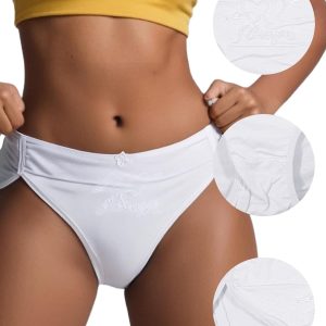 12 Pack Women's Cotton Bikini Underwear, Underwear Cotton Hipster Panties, High Rise Briefs Soft Strench Breathable Ladies