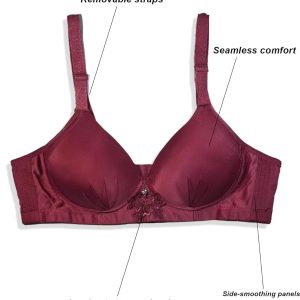 6 Pack Bras for Women No Underwire Wireless Bras - Super Soft Wireless Lightly Lined Comfort Bra