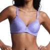 6 Pack Comfortable Wireless T Shirt Bra Seamless, Push Up Full Coverage Bras for Women B Cup C Cup