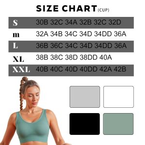 Adjustable Sports Bras for Women: 3 Pack High Support Padded Racerback Sport for Large Bust Workout Running Gym