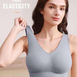 BESTENA Sports Bras for Women, Seamless Comfortable Yoga Bra with Removable Pads