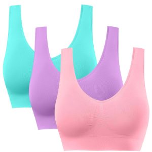 BESTENA Sports Bras for Women, Seamless Comfortable Yoga Bra with Removable Pads