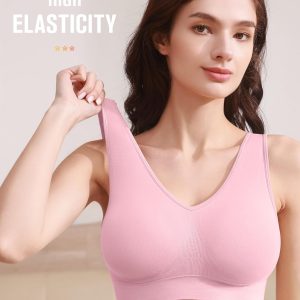 BESTENA Sports Bras for Women, Seamless Comfortable Yoga Bra with Removable Pads
