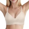 Bras for Women No Underwire - Wireless Comfortable Plunge Full Coverage Bralette Plus Size Sports Tshirt Bra