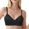 Bras for Women No Underwire - Wireless Comfortable Plunge Full Coverage Bralette Plus Size Sports Tshirt Bra