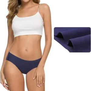 Cheap Price Wholesale Soft Thin Fabric Women's Seamless Briefs Low-rise Sexy Half Pack Hip Brazilian Panties Thong for Women
