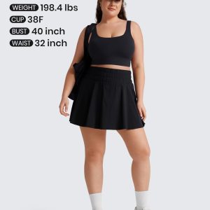 CRZ YOGA Butterluxe Womens U Back Sports Bra - Scoop Neck Padded Low Impact Yoga Clothes Workout Crop Top with Built in Pads