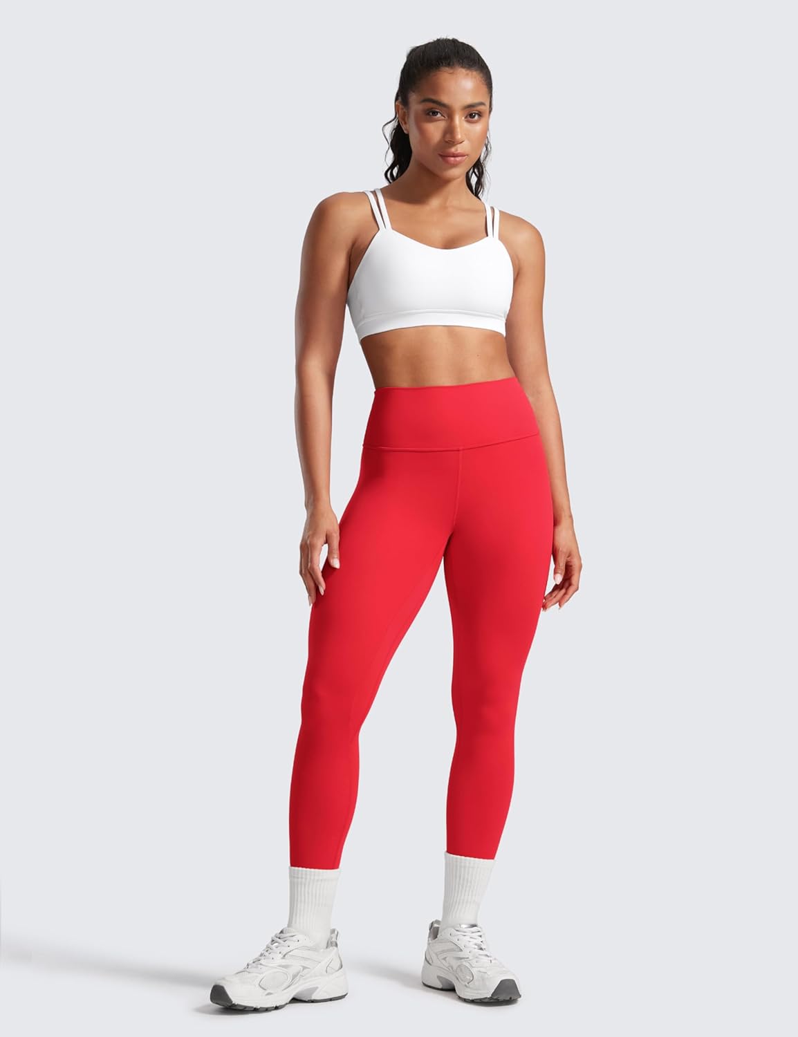 CRZ YOGA Womens Butterlift High Waisted Workout Leggings 25" - Pilates Gym Athletic Yoga Pants Buttery Soft