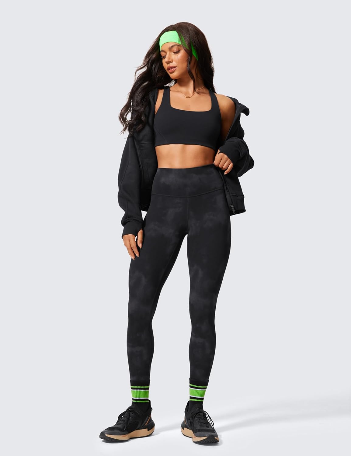 CRZ YOGA Womens Butterlift High Waisted Workout Leggings 25" - Pilates Gym Athletic Yoga Pants Buttery Soft