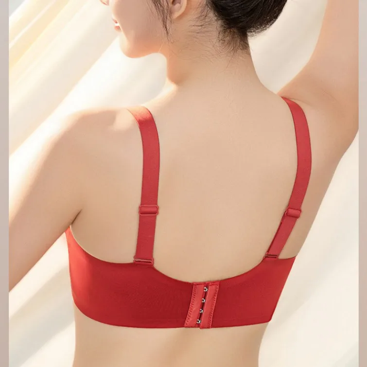 Customized logo Women's Large Cup Seamless Underwire Sport Bra High Lifting Support Power Push-up Comfortable Breathable Bra