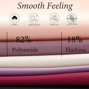 FINETOO 6 Pack Seamless Thongs for Women No Show Wavy Edge Side Women's Thong panties Ladies Underwear Sexy S-XL