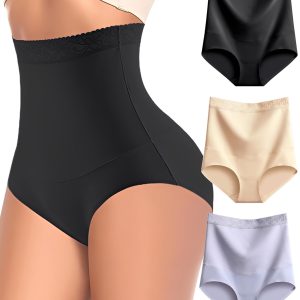 FINETOO Womens Tummy Control Shapewear Underwear High Waisted Seamless Panties Girdle Full Coverage Postpartum Briefs