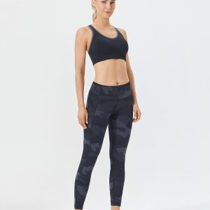 FITTIN Racerback Sports Bras for Women - Padded Seamless Support Bra for Yoga Gym Workout Fitness