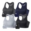 FITTIN Racerback Sports Bras for Women - Padded Seamless Support Bra for Yoga Gym Workout Fitness