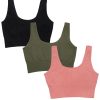 Fruit of the Loom Women's 3-Pack Seamless Full-Coverage Wireless Bra