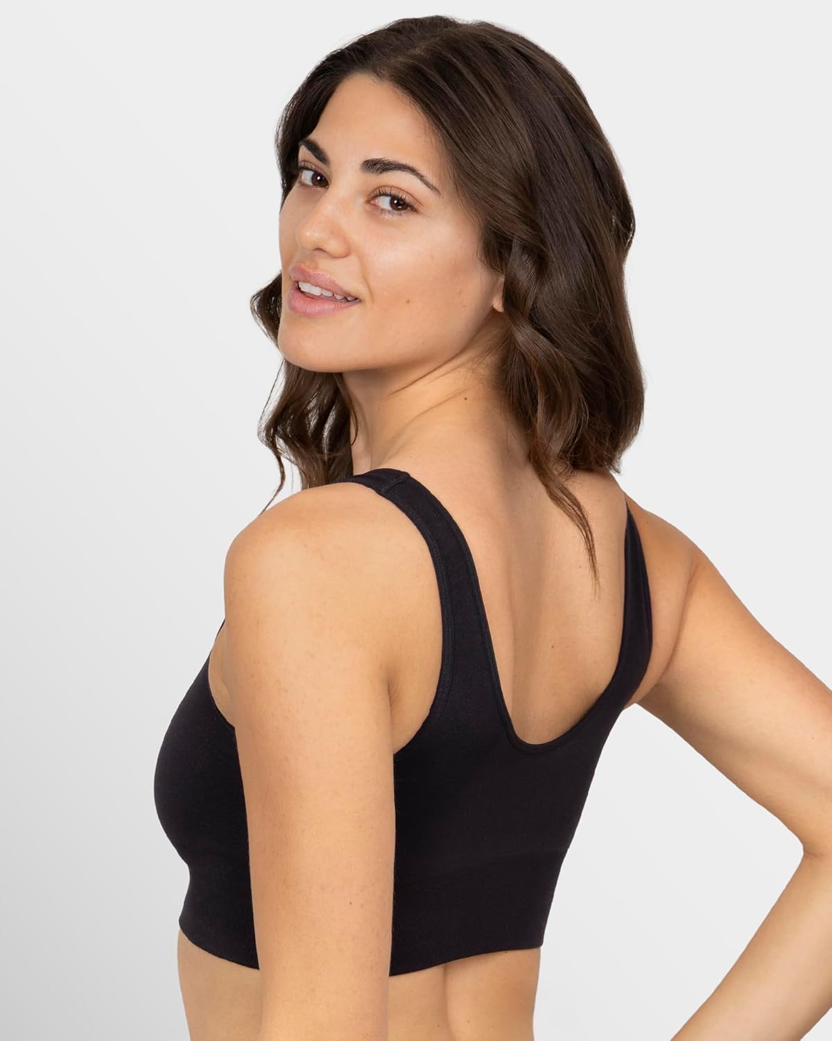 Fruit of the Loom Women's 3-Pack Seamless Full-Coverage Wireless Bra