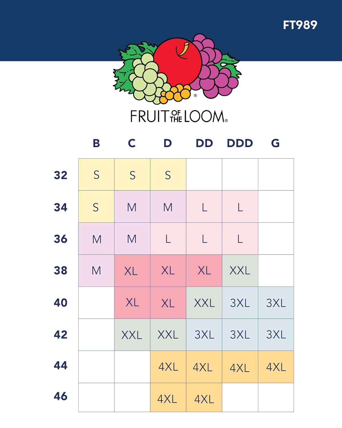 Fruit of the Loom Women's 3-Pack Seamless Full-Coverage Wireless Bra