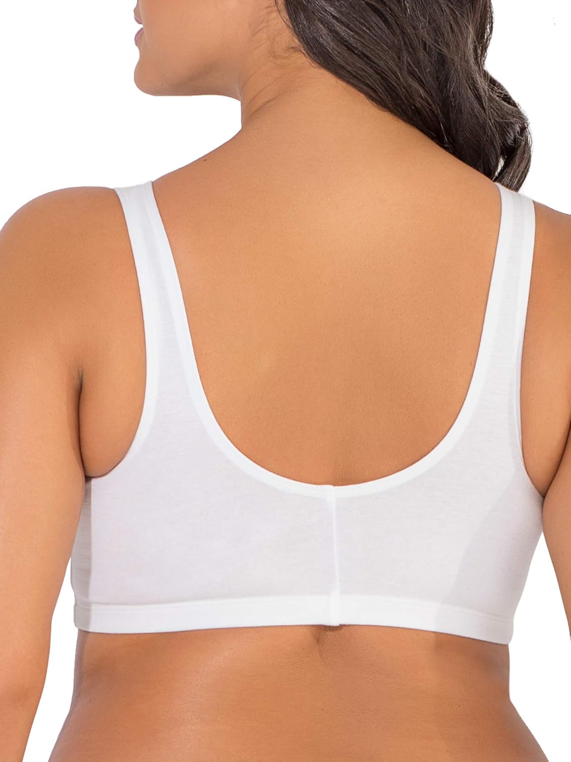 Fruit of the Loom Women's Multi-Pack Front Closure Cotton Bra