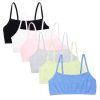 Fruit of The Loom Women's Multi-Pack Spaghetti Strap Cotton Sports Bra