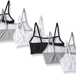 Fruit of The Loom Women's Multi-Pack Spaghetti Strap Cotton Sports Bra