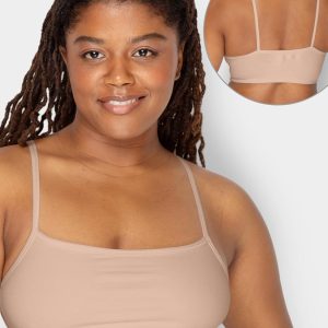 Fruit of The Loom Women's Multi-Pack Spaghetti Strap Cotton Sports Bra