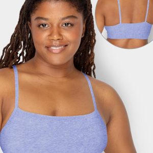 Fruit of The Loom Women's Multi-Pack Spaghetti Strap Cotton Sports Bra