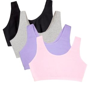 Fruit of the Loom Women's Multi-Pack Tank Top Style Sports Bra