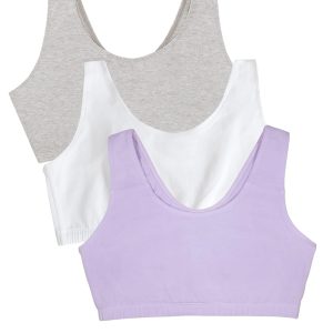 Fruit of the Loom Women's Multi-Pack Tank Top Style Sports Bra