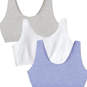 Fruit of the Loom Women's Multi-Pack Tank Top Style Sports Bra
