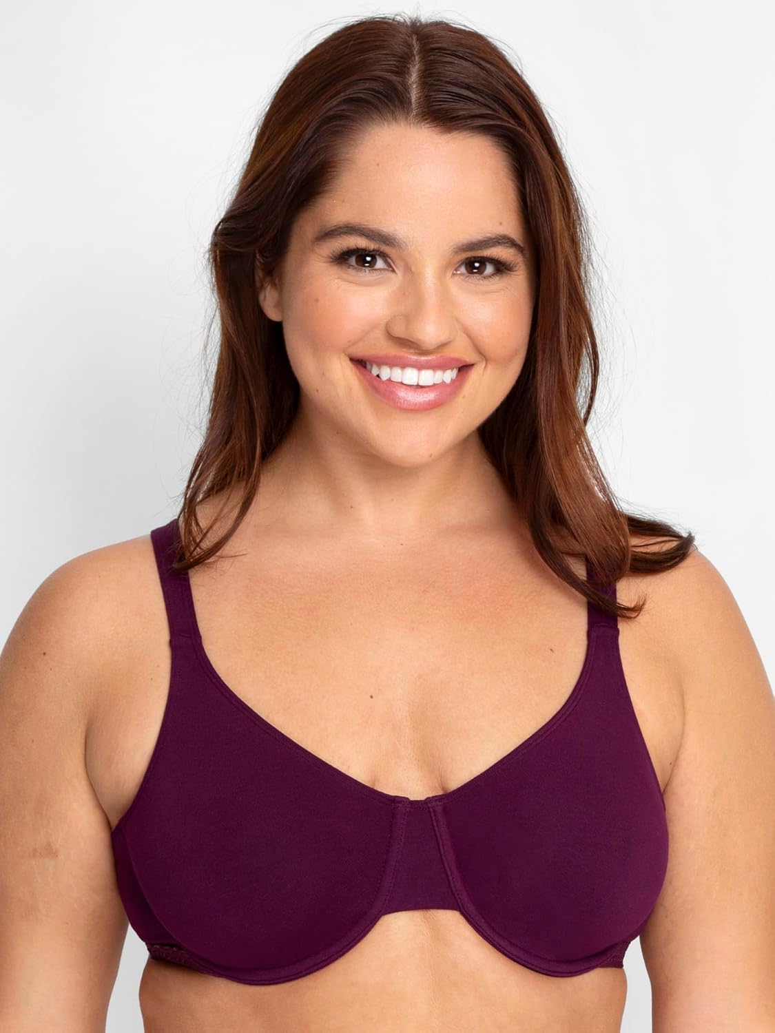 Fruit of The Loom Women's Multi-Pack Unlined Underwire Cotton Bra