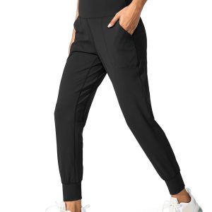 G Gradual Women's Joggers High Waisted Yoga Pants with Pockets Loose Leggings for Women Workout, Athletic, Lounge