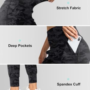 G Gradual Women's Joggers High Waisted Yoga Pants with Pockets Loose Leggings for Women Workout, Athletic, Lounge