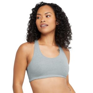 Hanes Women's Racerback Cotton T-Back Bralette (3 Pack)