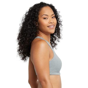 Hanes Women's Racerback Cotton T-Back Bralette (3 Pack)