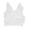 Hanes Women's Scoopneck Cotton Bralette Crop Top (3 Pack)