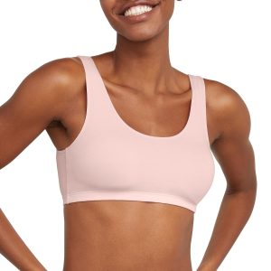 Hanes Women's Scoopneck Cotton Bralette Crop Top (3 Pack)