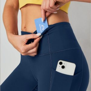 Heathyoga Capri Leggings for Women High Waisted Capri Leggings with Pockets for Women Tummy Control Yoga Pants Women
