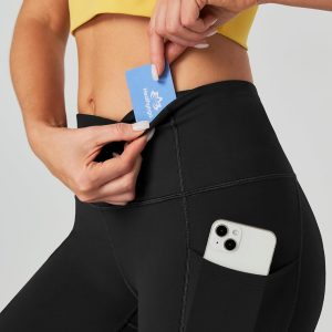 Heathyoga Capri Leggings for Women High Waisted Capri Leggings with Pockets for Women Tummy Control Yoga Pants Women