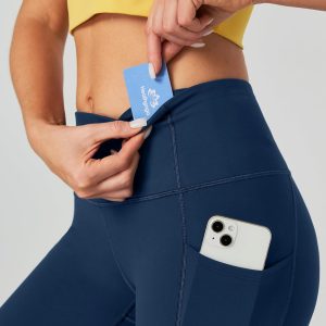 Heathyoga Capri Leggings for Women High Waisted Capri Leggings with Pockets for Women Tummy Control Yoga Pants Women