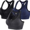Heathyoga High Impact Sports Bras for Women High Support Padded Sports Bra Workout Bras for Women Racerback Bra for Yoga
