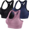 Heathyoga High Impact Sports Bras for Women High Support Padded Sports Bra Workout Bras for Women Racerback Bra for Yoga