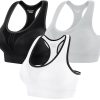 Heathyoga High Impact Sports Bras for Women High Support Padded Sports Bra Workout Bras for Women Racerback Bra for Yoga