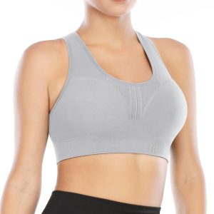 Heathyoga High Impact Sports Bras for Women High Support Padded Sports Bra Workout Bras for Women Racerback Bra for Yoga