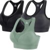 Heathyoga High Impact Sports Bras for Women High Support Padded Sports Bra Workout Bras for Women Racerback Bra for Yoga