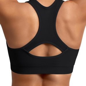 MIRITY Women Racerback Sports Bras - High Impact Workout Gym Activewear Bra