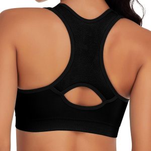 MIRITY Women Racerback Sports Bras - High Impact Workout Gym Activewear Bra