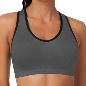 MIRITY Women Racerback Sports Bras - High Impact Workout Gym Activewear Bra