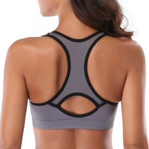 MIRITY Women Racerback Sports Bras - High Impact Workout Gym Activewear Bra