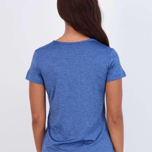 Real Essentials 5 Pack: Women's Dry Fit Short Sleeve V Neck Workout Top - Fitness Gym Athletic Yoga T-Shirt (Plus Available)